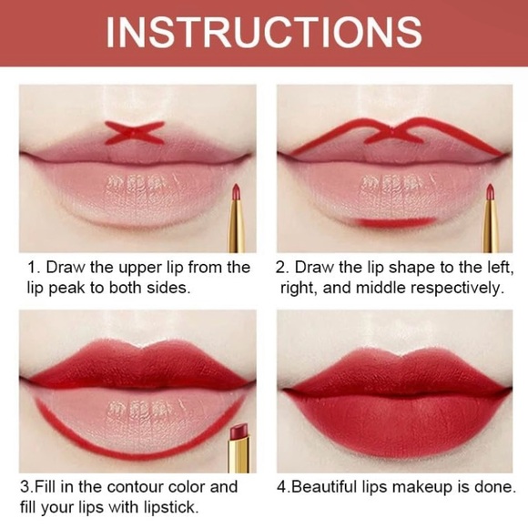 DNM Magic Lipstick 24 Hours Original Lip Liner Makeup Long Lasting #01 #09 #06 - Picture 4 of 4